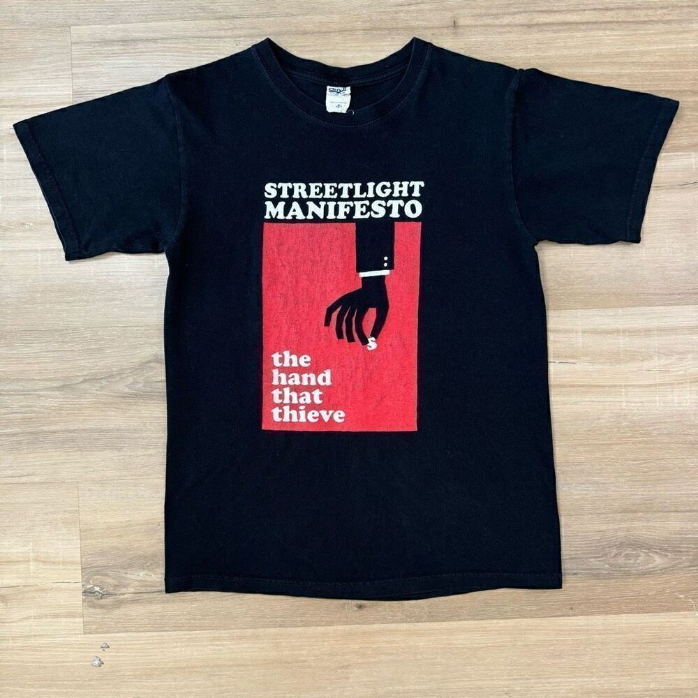 Streetlight Manifesto S Hand That Thieve 2013 Black Graphic Band Tee Ska Punk
